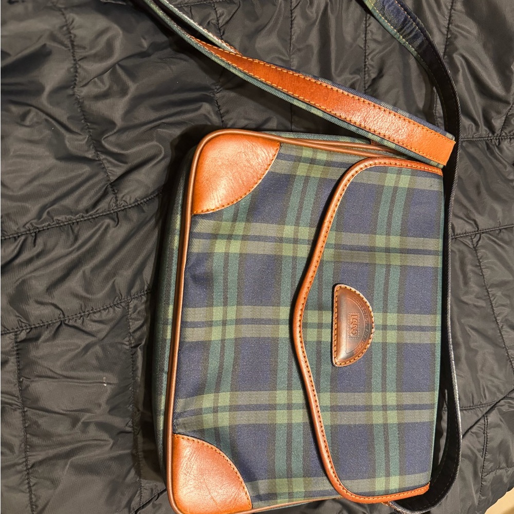 LAND Tartan Plaid Crossbody Bag